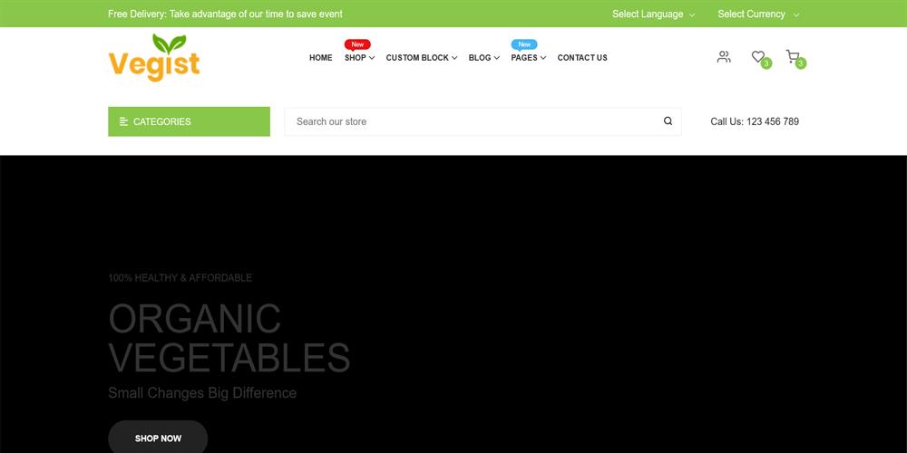 Gsore – Grocery, Organic Food & Fresh Market HTML Template