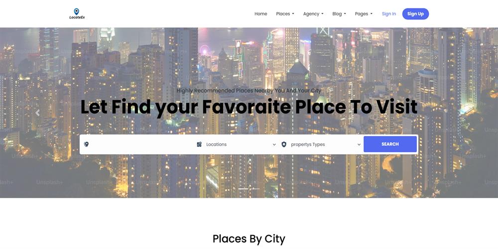LocateEx – Location Finder, Directory & Local Business Listing HTML Template