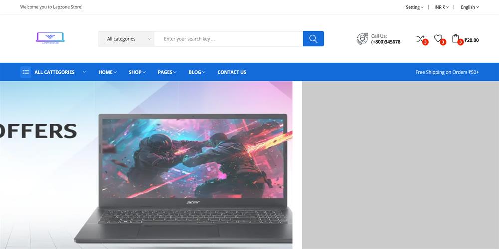 LapZone – Laptop, Computer & Tech Accessories Store HTML Template