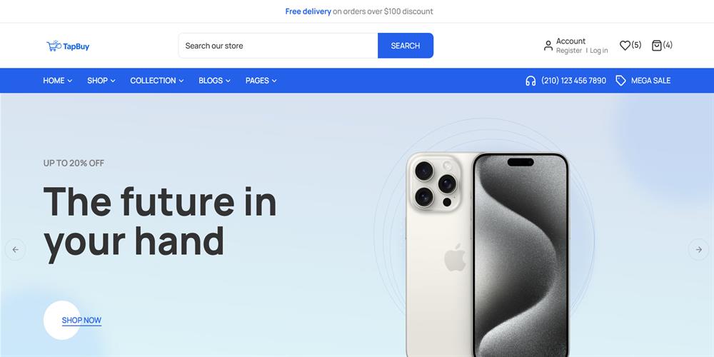 TapBuy – Modern eCommerce, Shopping & Multipurpose Store HTML Template