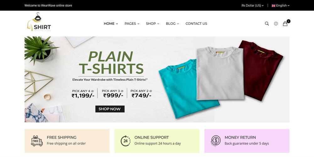 ShirtStyle – Men’s & Women’s Shirt, Fashion & Apparel Store HTML5 Template